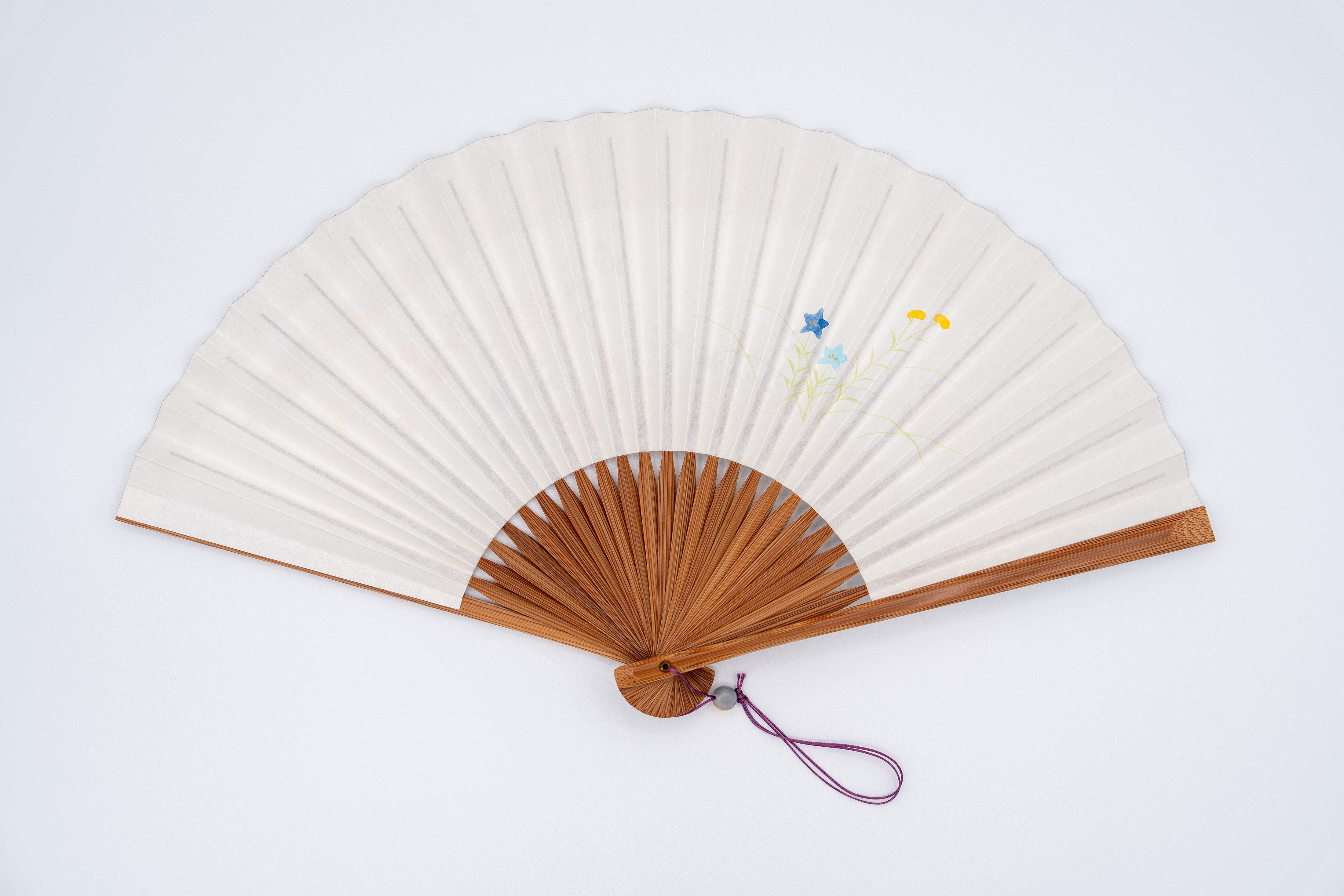 WEB限定特典付】京趣扇「銀霞に秋草」 #KWP145